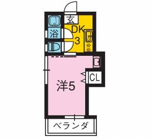 メゾン東邦Ⅷ 302の間取り画像