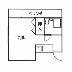 メゾン東邦Ⅱ 205の間取り画像