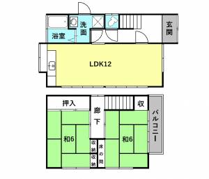 高知市薊野南町 一戸建 の間取り画像