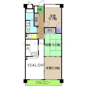 パールリバー 405の間取り画像