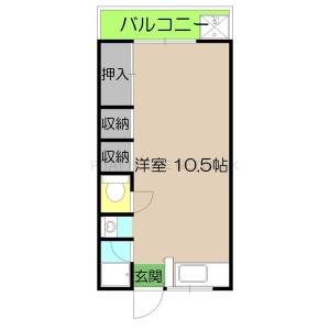 サンハイツ（介良乙） 302の間取り画像