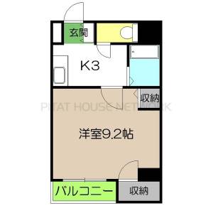 シティガーデン上町 201の間取り画像