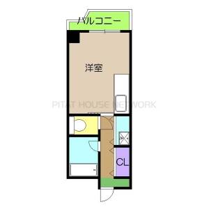 アルファガーデン本町 607の間取り画像