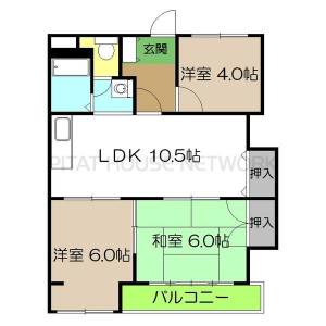 メイプル高須 C303の間取り画像