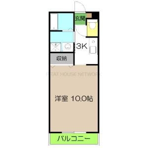 カレッジヒルズ 9の間取り画像