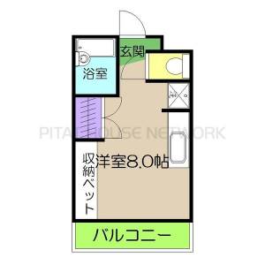 エトワール鴨部Ⅱ 303の間取り画像