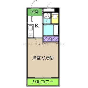 エポカ大川筋 201の間取り画像