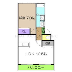 高知市一宮東町マンション 2の間取り画像