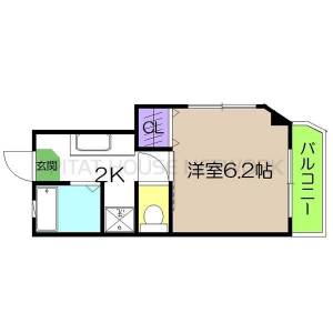 Ｅ-ＣＡＳＡ入明 305の間取り画像