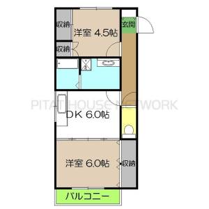 ジョワ・メルシー 302の間取り画像