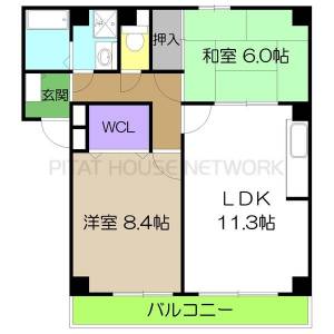 フィネス高須 202の間取り画像