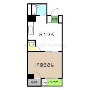 シティガーデン上町 402の間取り画像