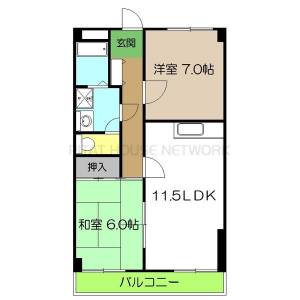 高知市介良マンション 203の間取り画像