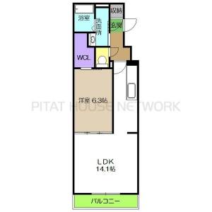 ベレオ　ファン　メリージェ 102の間取り画像