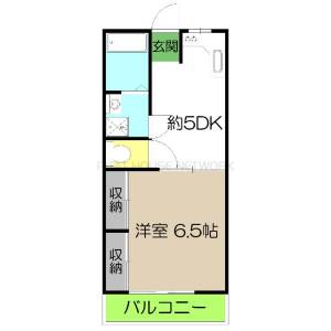 前田マンション 8の間取り画像