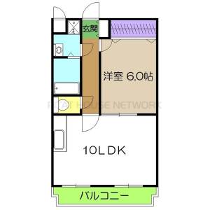 サンハイツ秦南 202の間取り画像