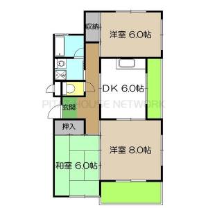 池上ハイツ 2の間取り画像