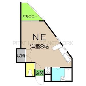 リヴィエラ梅ノ辻（一般プラン）（3NE） 14の間取り画像