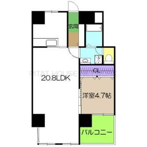 住友ハイツ 16の間取り画像