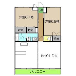 ロマネコンティ24（402） 402の間取り画像