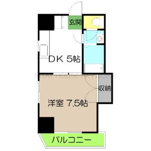 メゾンラセーヌ（302） 302の間取り画像