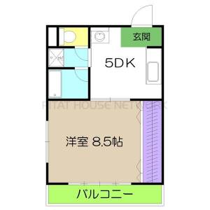 アルカサール・アン（401） 2の間取り画像