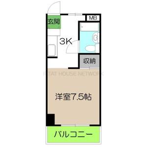 アーバンＢＯＸ 403の間取り画像