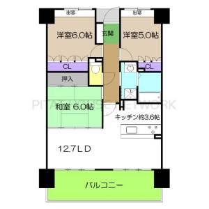 サーパス新田（1303） 2の間取り画像