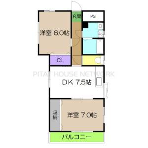 毛利ヶ丘Rｕｈｅ（3F） 3Fの間取り画像