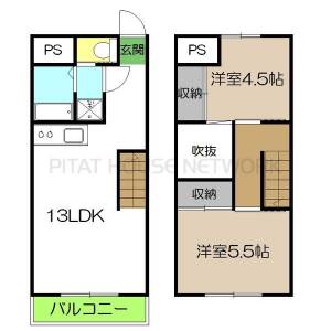 ＬＢ-１ 4の間取り画像