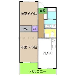 オリーブ新本町（301） 301の間取り画像