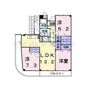 リバージュ　マンション 5の間取り画像