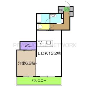 ベレオガーデンズ弥右衛門 8の間取り画像