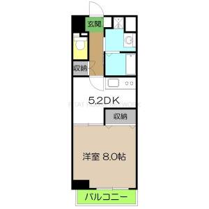 エルフィーノ（504） 504の間取り画像