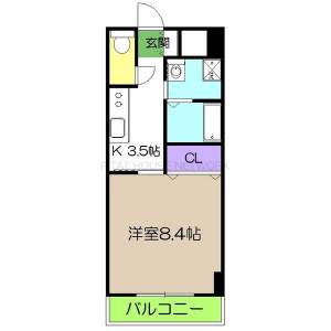 Mare（403） 8の間取り画像