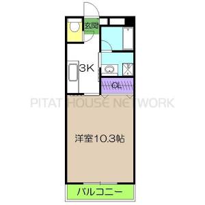 メゾンロンドゥ・トワ 310の間取り画像