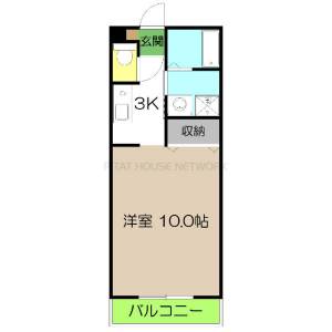 カレッジヒルズ 202の間取り画像