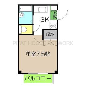 オレンジハウス 302の間取り画像