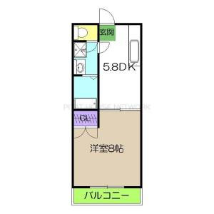 ＣＯＺＹ　ＣＯＵＲＴ（コージーコート） 503の間取り画像