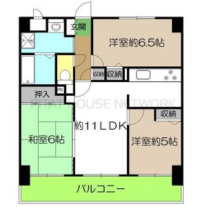 ライオンズマンション高知中宝永町 406の間取り画像