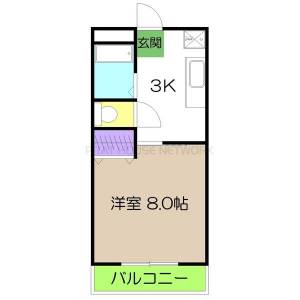 クレーデル高須 203の間取り画像