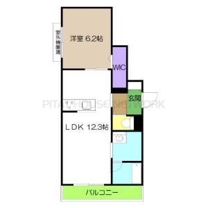 ベレオ　クレマティス 301の間取り画像