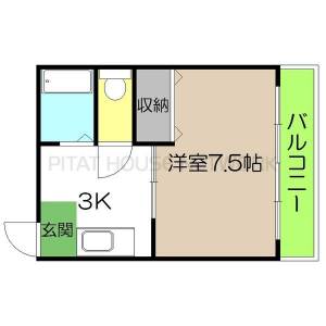 サンバリー一宮 401の間取り画像