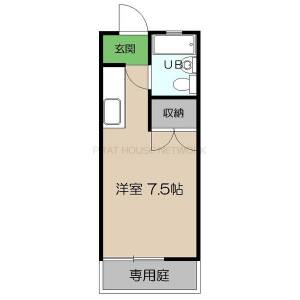 ハイツヤマサキ 102の間取り画像