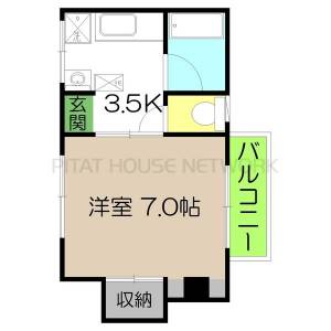 アネックス通町 401の間取り画像