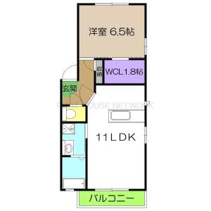 シャーメゾン南風 102の間取り画像