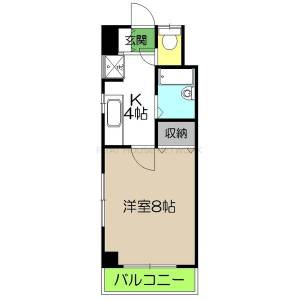 貳室邸マンション 201の間取り画像