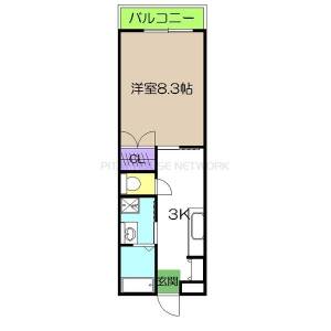 アルス丸の内 202の間取り画像