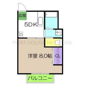 マルイマンション 205の間取り画像