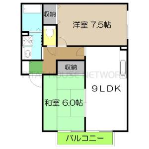 コンフォールチカミ　A棟 A102の間取り画像